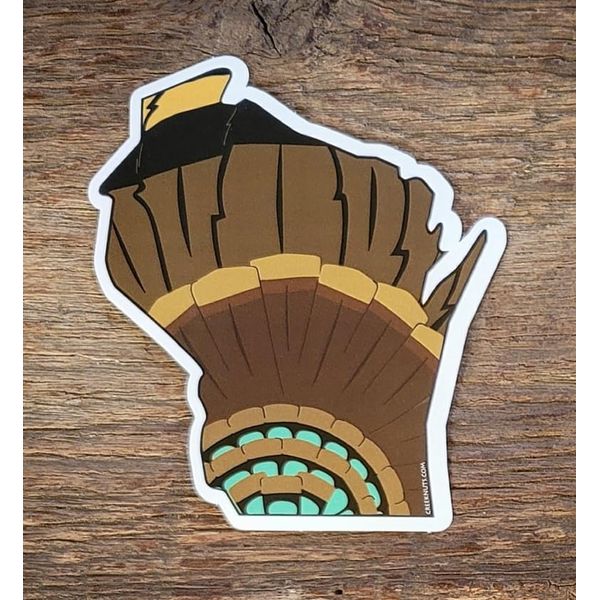 Wisconsin Turkey Sticker Decal