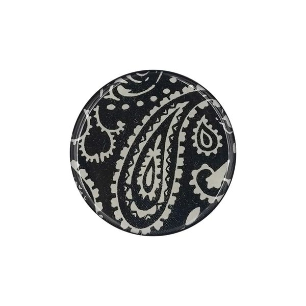 Griptok 2202GRTRBLBLK17 Grip Tok Smartphone Grip, Round Shape, Paisley, Black
