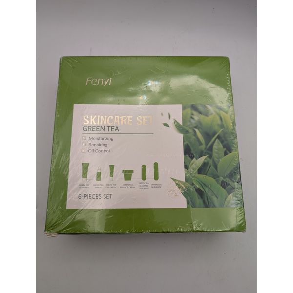 6piece Gift Box Kit Green Tea Skin Care Set Moisturizing
