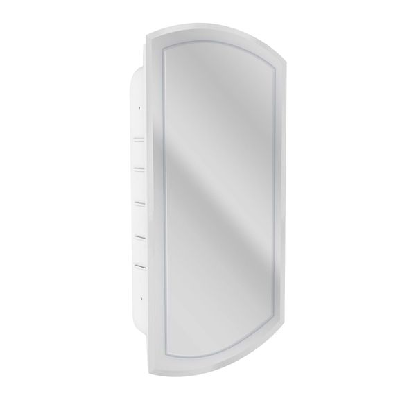 Head West 8209 Medicine Cabinet Mirror, 16 X 30, White