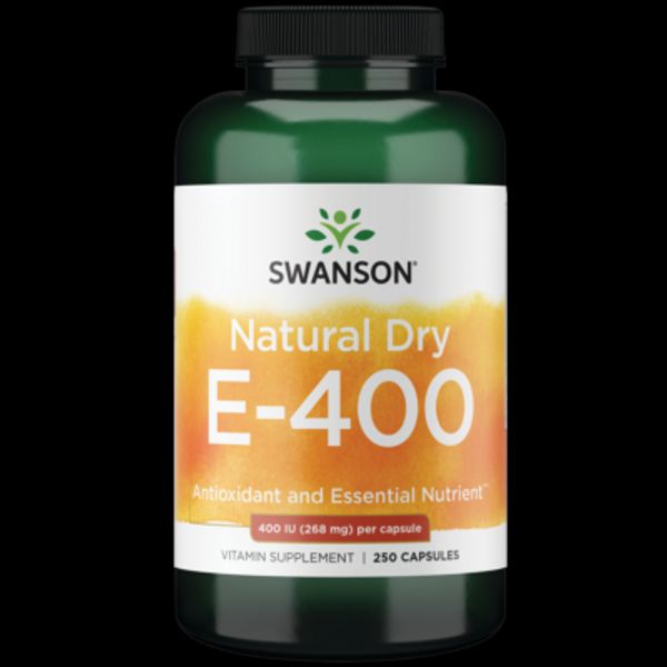 Swanson Natural Dry Vitamin E 400 Iu 250 Capsules