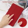 PU Material Protective Case, Triangular Bracket with Automatic Wake-up/Sleep Function, Incompatible with LG 8 (Red)