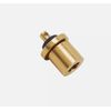 Gas Refill Adapter for Camping Stoves, Brass Construction, 17mm x 8mm, 2-Pack