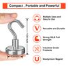 Applied Magnets 15 Super Strong Magnet Hooks 0.79 inch 36LB (10)