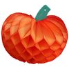 Vibrant 10" Orange Honeycomb Pumpkin Decorations – Perfect for Fall Festivities!