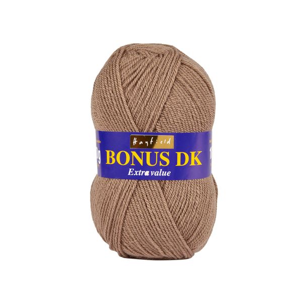 Hayfield Bonus DK Double Knitting Yarn, Fawn (571), 100g by Sirdar