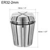 sourcing map ER32 2mm Spring Collet Chuck for CNC Engraving Machine Lathe Milling Tool