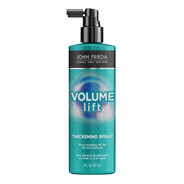 John Frieda Volume Lift Thickening Spray for Fine or Flat Hair - Instant Root Booster with Air-Silk Technology - 6 Ounces