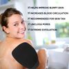Valitic Exfoliating Glove - Body Scrubber Exfoliator Mitt for Use at Shower or Bath - Exfoliating Body & Face Dead Skin Remover - Korean Style Exfoliating Women & Men Washcloth - Pair Black