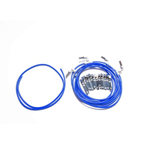 EXTREMEMIST Extreme Mist Portable Misting System Kit - 4 Nozzles, 16ft Mist Line, 4ft Feed Line, Mounting Clips, Ties & Connectors | Compatible w Pump - Misting Nozzles for Tents, Patios, & More