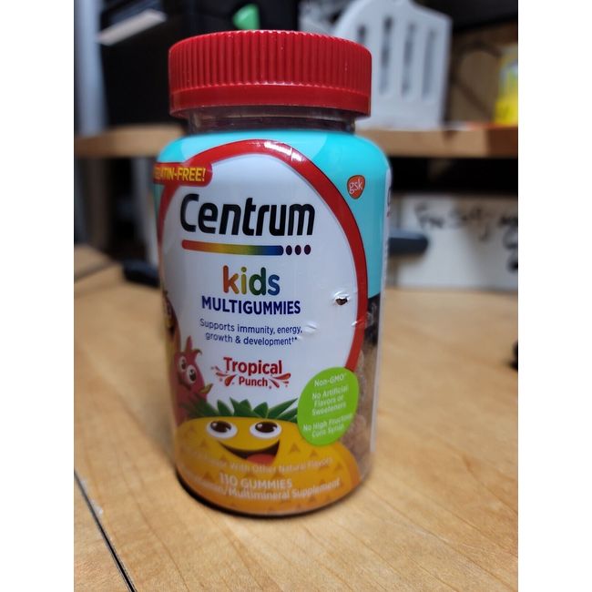 Centrum Kids Multivitamin Gummies for Immune Support, Energy, Growth -110 Count