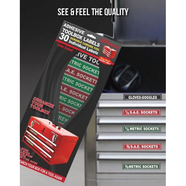 TOOLBOX LABELS for the craftsman a snap to put on Tool Boxes Tool Chest Cabinets