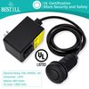 BESTILL Garbage Disposal Sink Top Air Switch Kit with Single Outlet, Matte Bl...