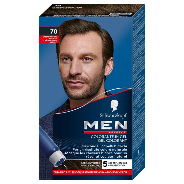 Hair Color Gel Men Perfect 70 Natural Dark Brown