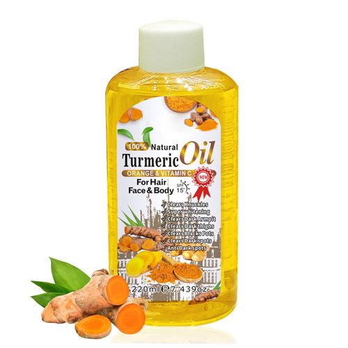 Turmeric Oil for Skin Massage Oil - Hydrating Moisturizing Body Oil - Face Oil for Dry Skin Uneven Skin Tone - Turmeric Massage Oil for Face and Skin Care - Anti Dark Spots Anti-Oxidation Anti-Aging