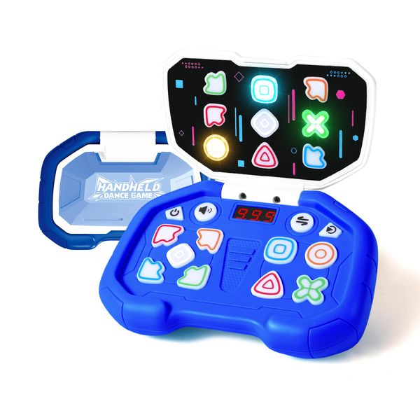 Fast Push Puzzle Game for Kids Age 3-12, Light Up Brain & Memory Games Electronic Handheld Pop Fidget Games Toys for Boys Girls Birthday Gifts for 6 7 8 9 10 11 12 Years Old Kids Teens (Navy Blue)