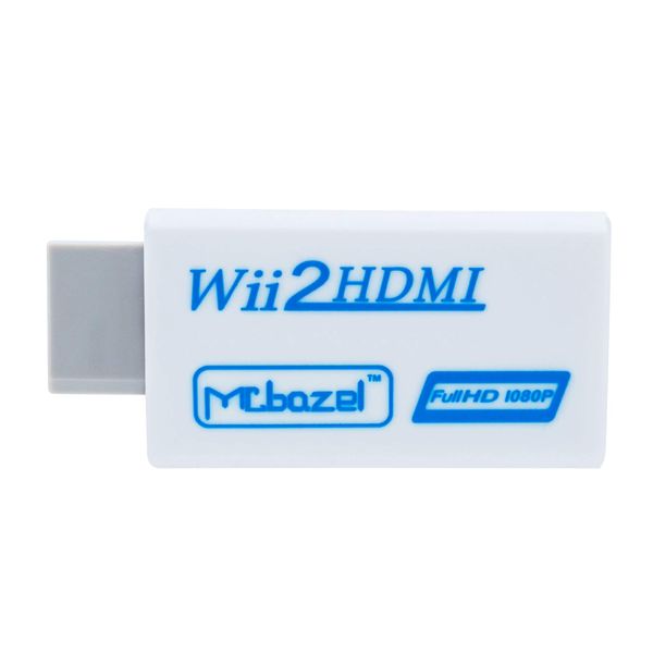 Mcbazel Wii to HDMI Adapter, Wii HDMI Converter, Full HD 1080P Video Adapter Converter With 3.5mm Audio Video Output Jack Compatible for All Wii Display Modes