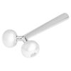 Nanshy Face Roller, Y-shaped 3D Metal Face Ice Roller Double-Pronged Skin Neck Eye Contouring Facial Roller Sculpting Tool Jawline Jaw Sculptor Shaper Face Massager