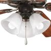 Ceiling Fan Chain Pulls White Wooden Pull Chain Extension for Ceiling Light Fan Chain 3 Pack