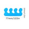 Toe Separators, 1 Pairs Toe Stretchers Separators, Silicone Toe Separator for Feet, Toe Finger Separator, for Men and Women