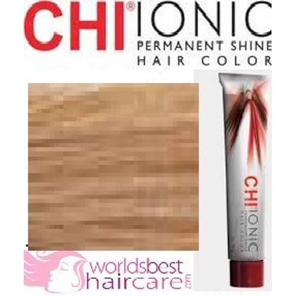 Chi ionic permanent shine hair color 8g medium gold blonde