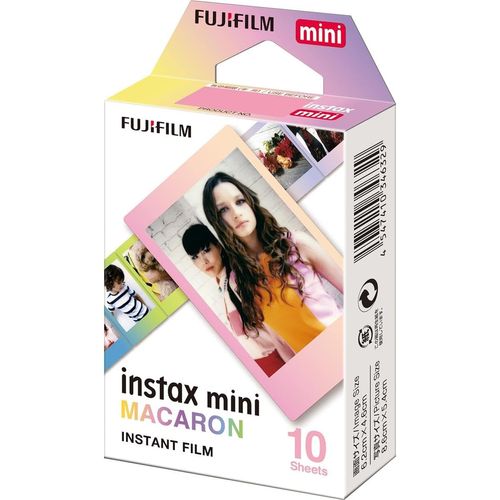 FUJIFILM, film for Instax (Cheki) Instant Camera, 10 pc, Pattern: Macaron, INSTAX MINI MACARON WW 1