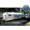 SunWave  RV Awning Replacement Fabric 16' (Actual Width 15'2") Ocean Blue Fade