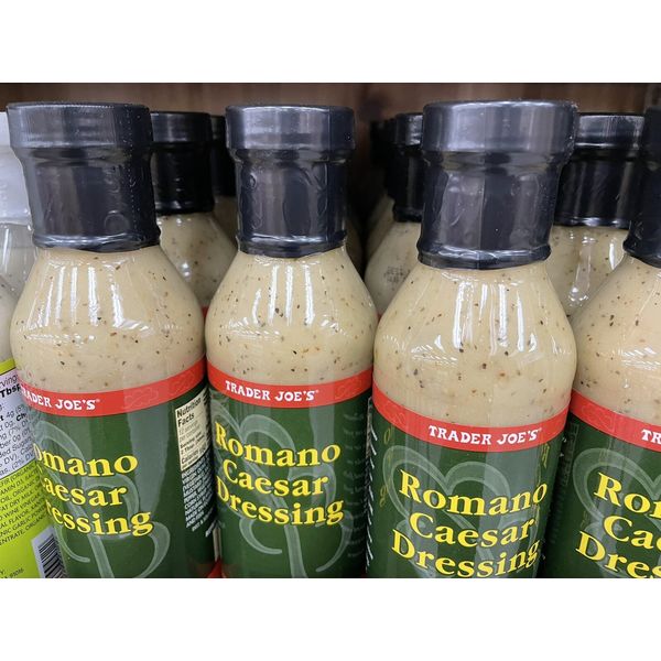2 PACK Trader Joe’s Romano Ceasar Dressing 12 oz Each Bottle