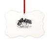 CafePress Runningshoes Scroll Ornament 4" x 2.75"