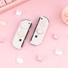 GeekShare Cat Paw Button Caps Daumengriff-Set, Joystick-Abdeckkappen kompatibel mit Nintendo Switch/OLED – Pink