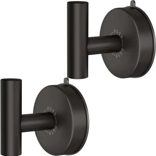 DGYB Large Suction Cup Hooks Stainless Steel Suction Shower Hooks for Loofah Set of 2 Towel Hook 11 Lb No Drill Hook for Bathroom