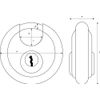 Abus 26/70 Diskus Padlock Hardened Steel