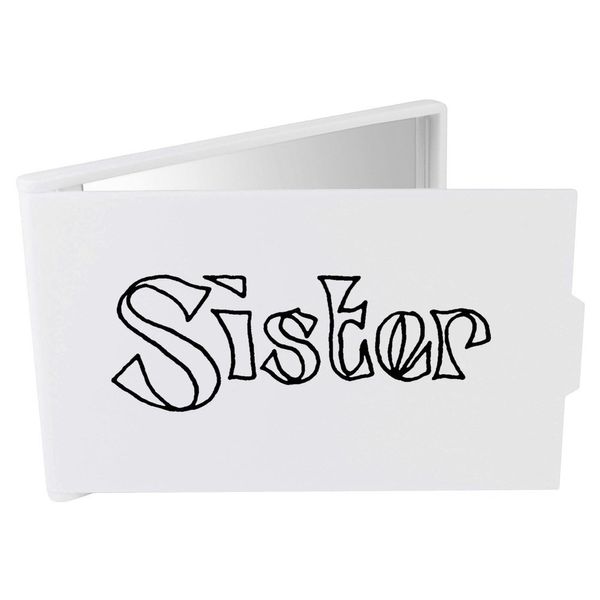 Azeeda 'Sister' Compact/Travel/Pocket Makeup Mirror (CM00009758)