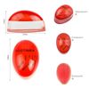 Egg Timer for Cooking, Pack of 6 Egg Timers, Egg Colour Different Timer, Timer for Boiled Eggs, Egg Colour Changing, Timer, Infinite, Reusable, for Home, Restaurant (Red)