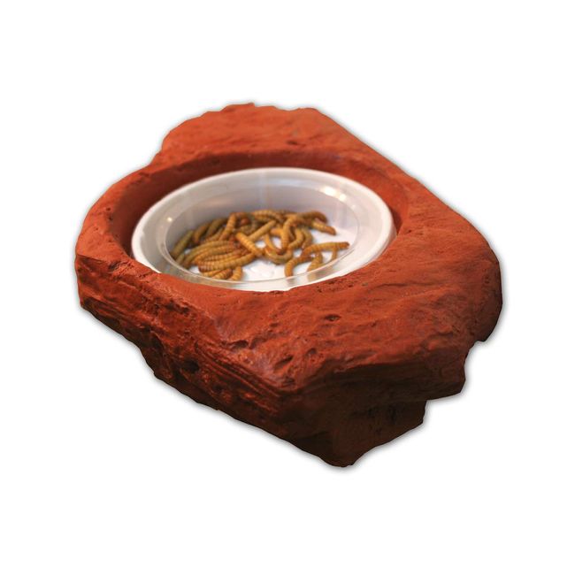 Magnaturals Small Worm Feeder Ledge Mojave Red - Magnetic Decor