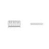 KD By AxLabs 6-String Hardtail Bridge - 3-Screw Mount - Satin Chrome
