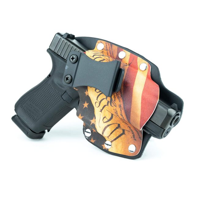 Infused Kydex USA We The People Tan IWB Hybrid Concealed Carry Holster (Right-Hand, for Canik TP9SF Elite, Elite SC)