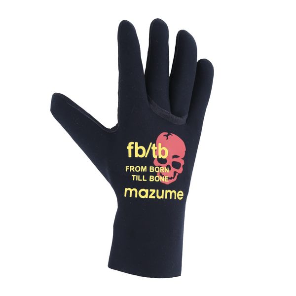 Mazume MZGL-F650-08 Neoprene Gloves, 650 Gloves, Black x Yellow, L