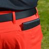 On Par Premium Golf Scorecard Holder - Ostrich, Black/Red