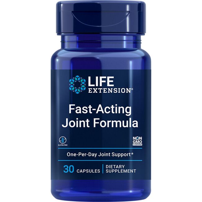 Life Extension Fast-Acting Joint Pain Discomfort Formula. 30 Caps. Get it FAST