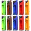 10 Pack Refillable Butane Cigarette Lighter with LED Flashlight