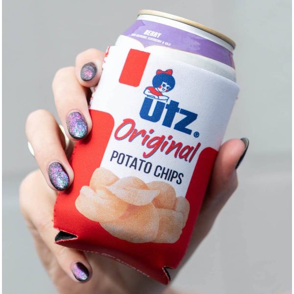 Utz Original Chips / Can Cooler - 10/$6 Each / White