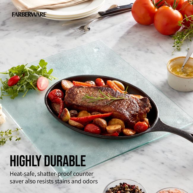 Farberware Glass Utility Cutting Board