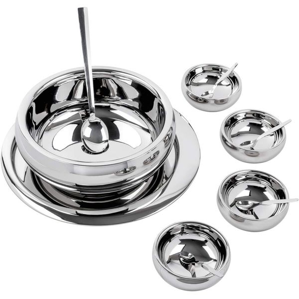 A La Mode ALM-28/358, Stainless Steel Dinner Set, 11 Pcs