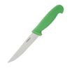 Hygiplas C862 Vegetable Knife, 4" Serrated, Green