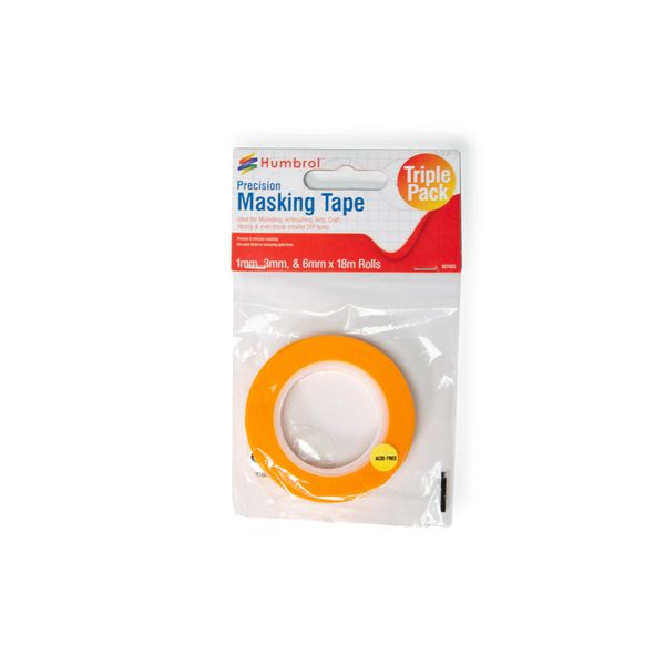 Humbrol AG5109 Flexible Masking Tape Set, Orange