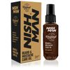 NISHMAN Beard and Moustache Care Oil 75 ml - Natural Oil for Moisture, Care and Styling of Beard and Moustache - For a Soft, Healthy and Shiny Beard