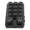 Yunseity Mini Custom Keypad, 12 Keys 2 Buttons Programmable Mini Gaming Keypad for Office (Wired USB)