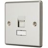 Knightsbridge CL45BC RJ45 Rounded Edge Network Outlet, Chrome