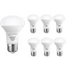 R63 Reflector E27 LED Spotlight Bulbs,9W 720Lm, Non-Dimmable, Cool White 6000K